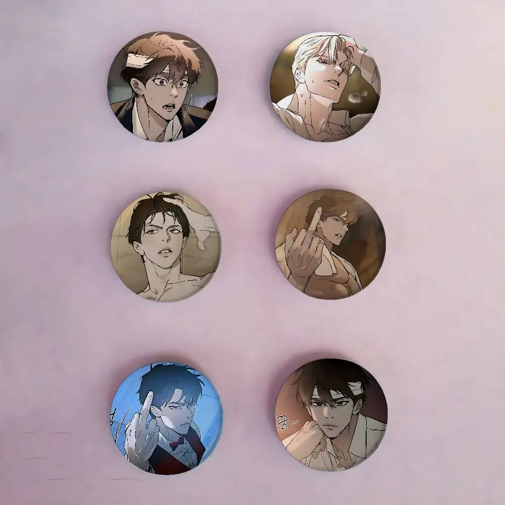 Cartoon Taekjoo Zhenya Enamel Badges Tinplate Soft Button Pin Brooch Metal Badge Custom Jewelry Accessories Hat Bag Lapel