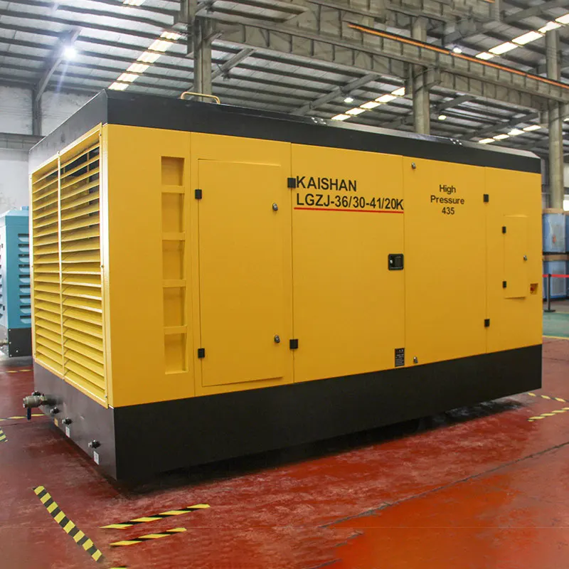 KAISHAN ZJ-36/30-41/20K Towable Twin  Engine Screw Air Compressors for Well Mine Drilling Rigs