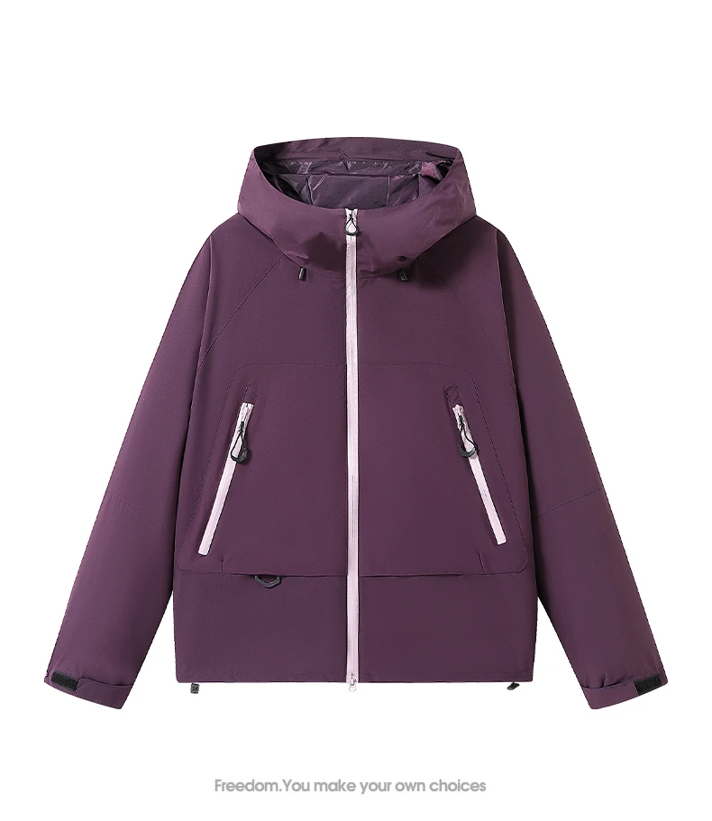 CHRLCK Wasserdichte Wanderjacken für Herren, Frühling/Herbst, winddichte Camping-Windjacke, Damen-Angel-, Trekking- und Laufjacke, Unisex – Detail 16
