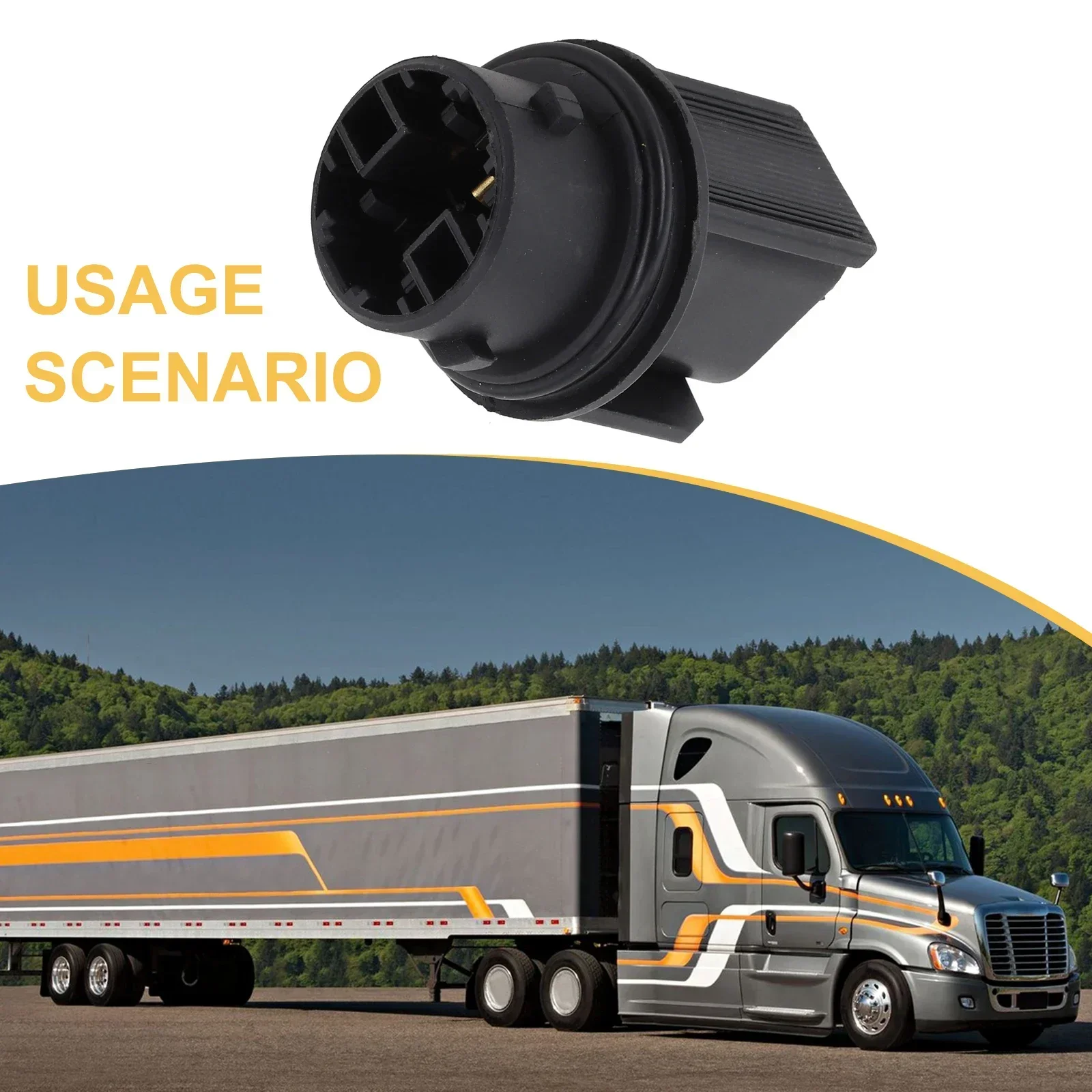 

Car Headlight Turn Signal Light Base Lamp Socket Assembly For Cascadia For Columbia For Freightliner Car Accessories