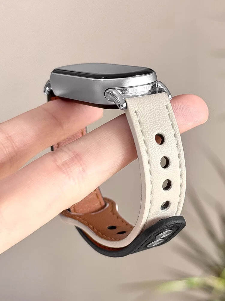 Leather Strap for mi band 10/9/8 miband Watch Accessories Wrist Bracelet Correa for Xiaomi smart band 10 Replacement Belt Bands
