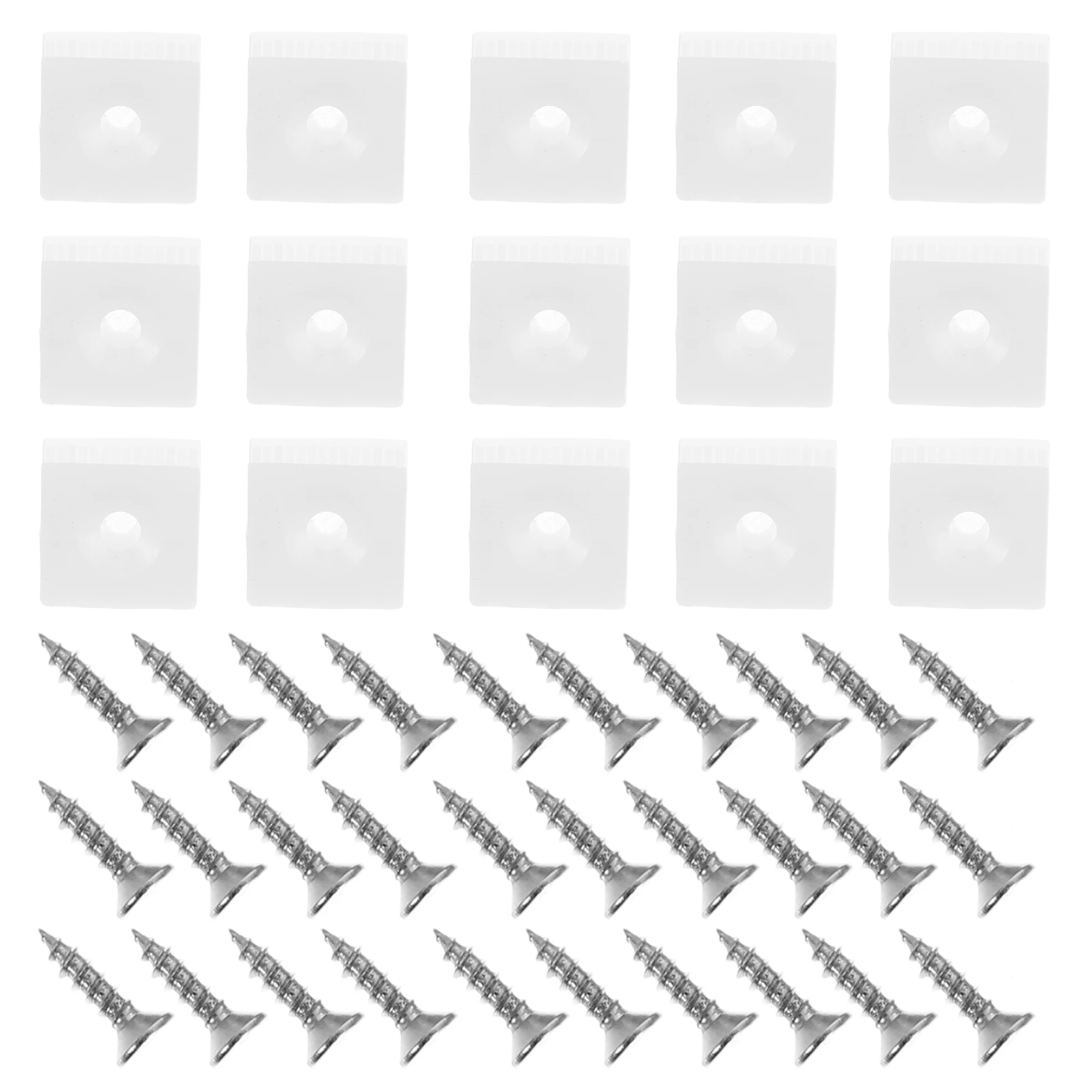 

50 Pcs Hardware Accessories Drawer Bottom Screws Corner Code Chest Mending Wedges Iron 90 Degree Fixing
