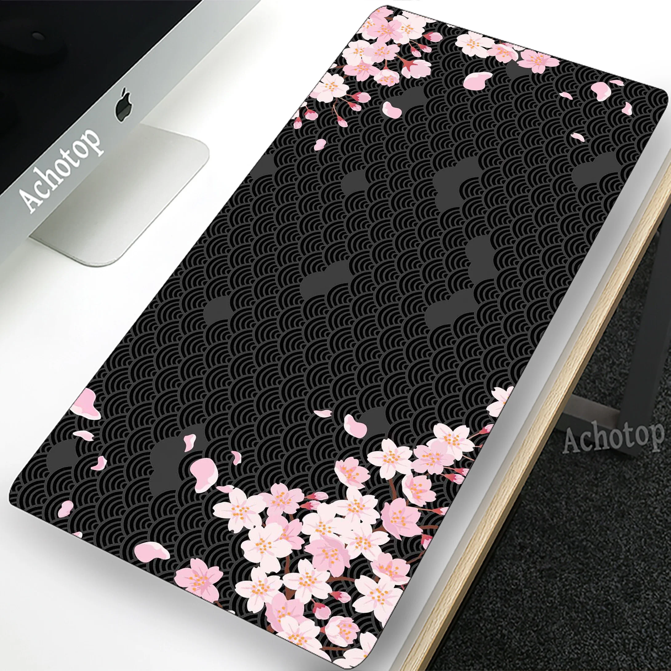 

Sakura Kawaii Keyboard Gaming Accessories Anti-slip Mousepad Office Mice Keyboards Computer Peripherals Locking Edge Mouse Pad