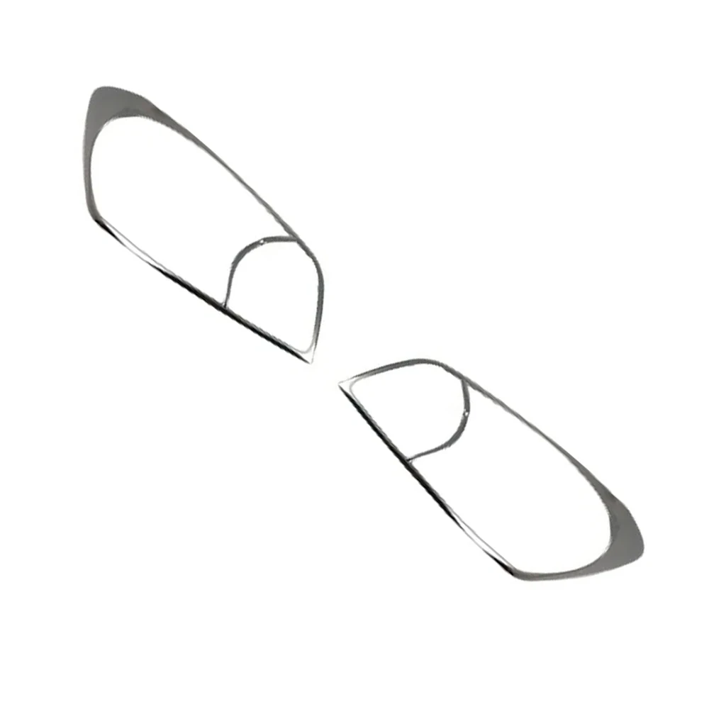 

2pcs Car Head Front Light Lamp Frame Sticker Left+Right For Toyota RAV4 2009 2010 2011 2012 2013 Car Accessories