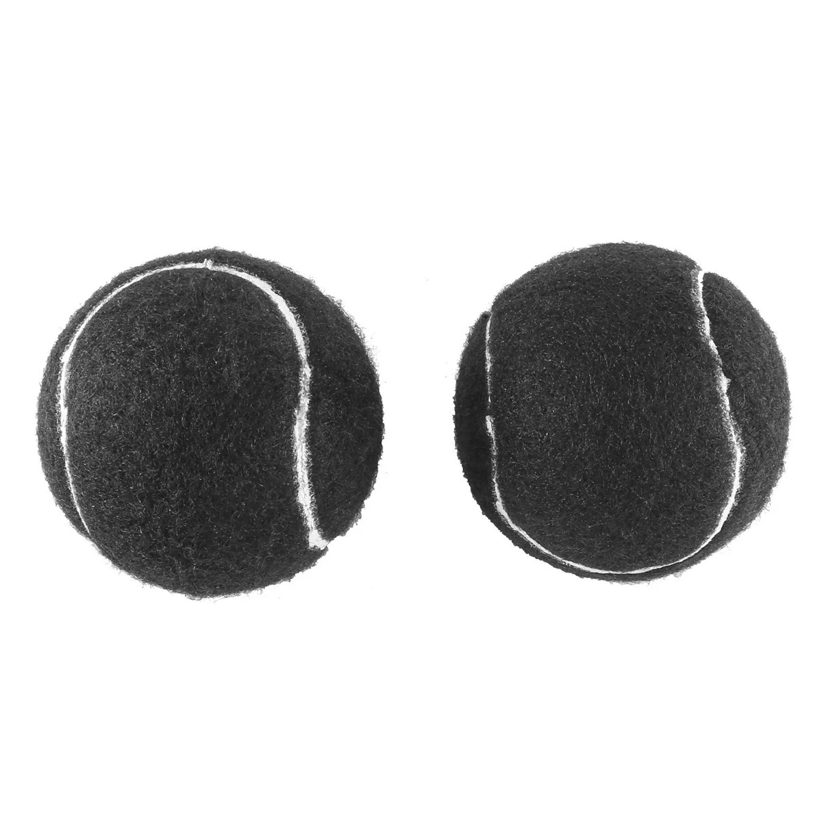 

2 PCS Precut Walker Tennis Ball for Furniture Legs and Floor Protection, Heavy Duty Long Lasting Felt Pad Covering,Black