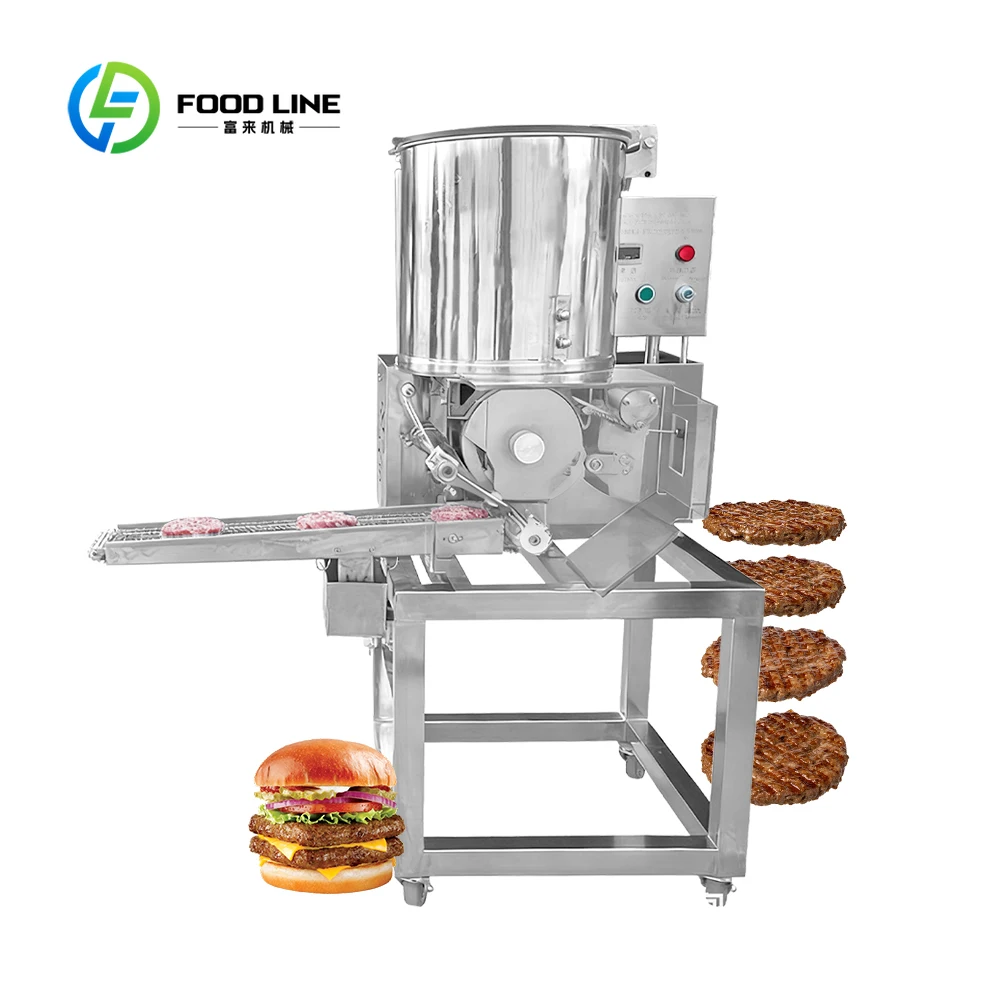 Customized size Automatic Burger Patty Forming Meat Products Burger Making Machine