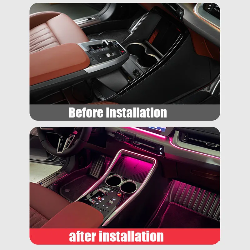 Fit For BMW X1 U11 U12 Center Console Organizer Tray Armrest Storage Box Interior Mod Parts 2023 2024 2025