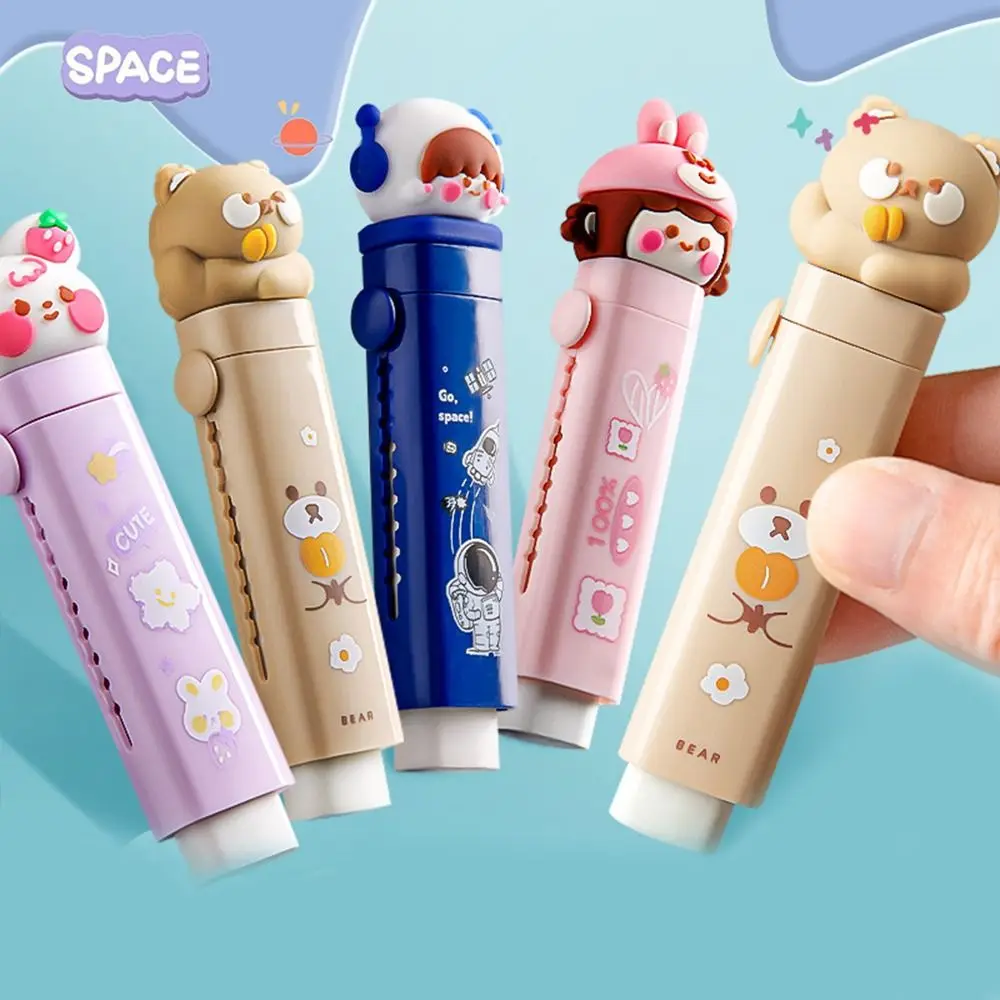 

Japanese High Elasticity Push Pull Eraser Astronaut Spacemen Art Pencil Erasers Traceless Dustless Wiping Erasers Drawing