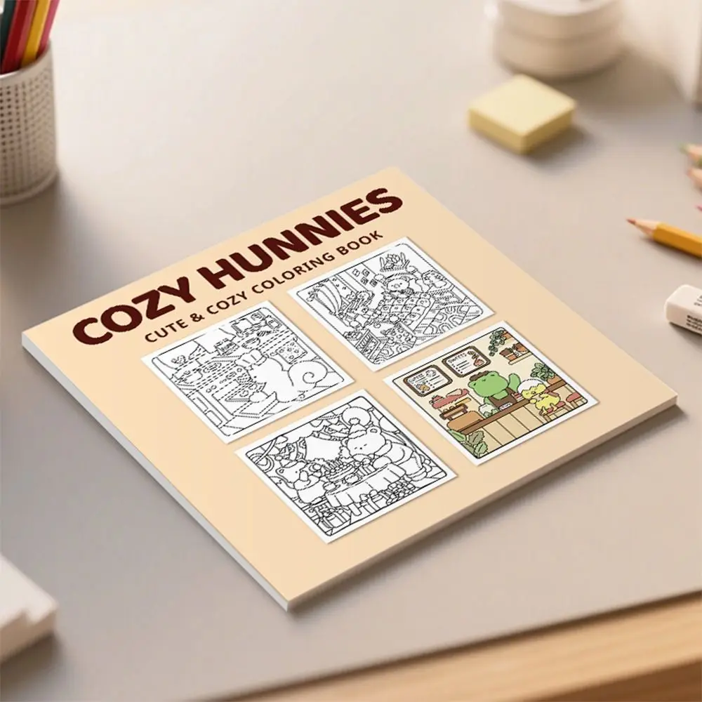 Divertente libro da colorare per cartoni animati, antistress, pittura educativa in brossura, regalo, giocattolo da disegno Montessori per adulti e adolescenti