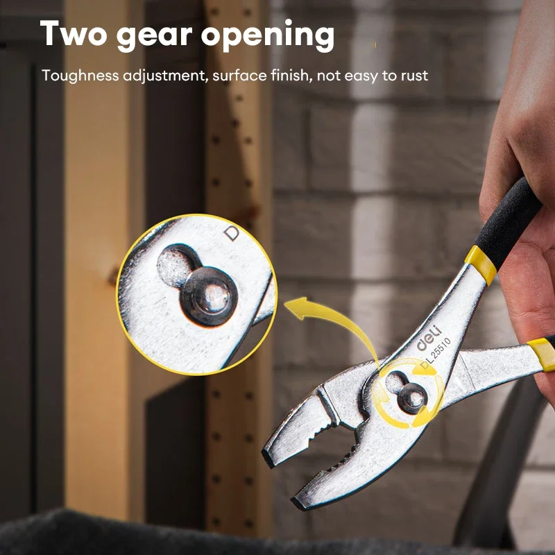 6/8/10 Inch Slip Joint Plier Multifunction Industrial Tools Fish Lip Grip Fish Tail Pliers Workers Portable Adjustable Pliers