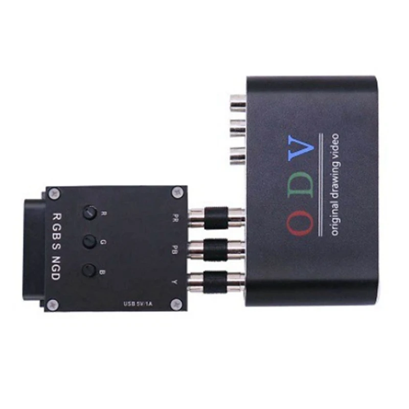 RGBS SCART To YPBPR Component Transcoder Converter Retro Game Console, RGBS To YPBPR Color Difference Component