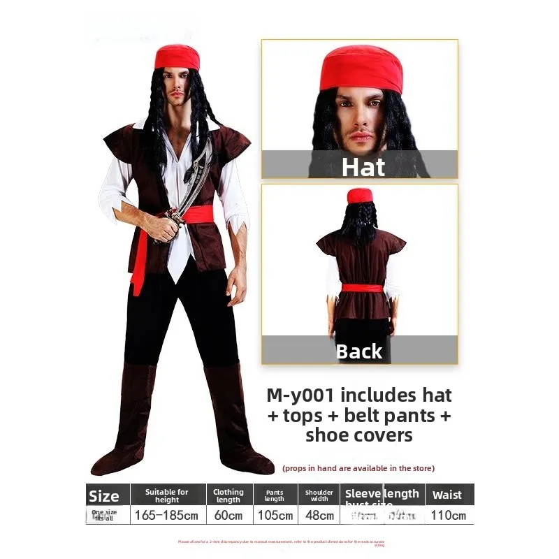 Disfraz de Pirata para loween, Traje de Cosplay, Atuendo para Actuaciones, Vestuario Tradicional Étnico para Mujer, Noveda...