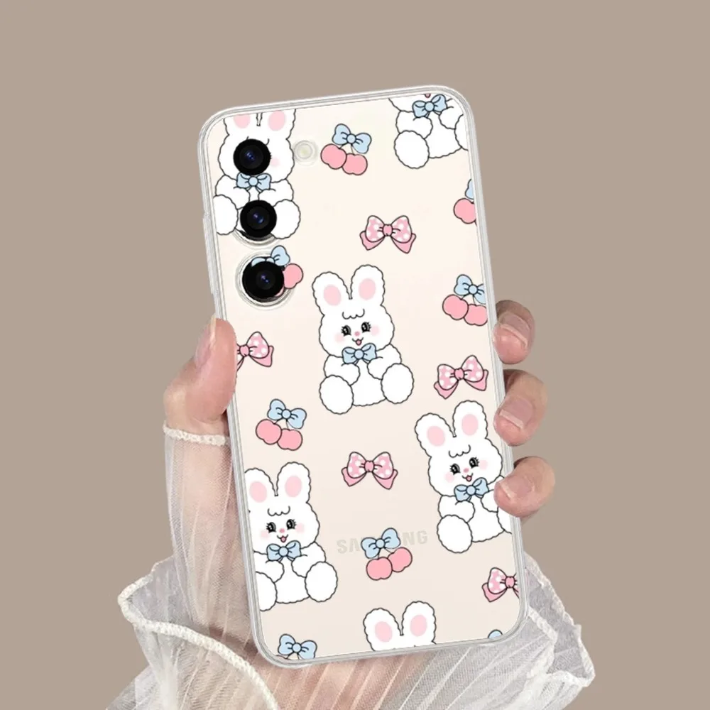 cute sweet rabbit Phone Case for Samsung Galaxy S8 8S G950F G950 A91 A80 A73 5G A72