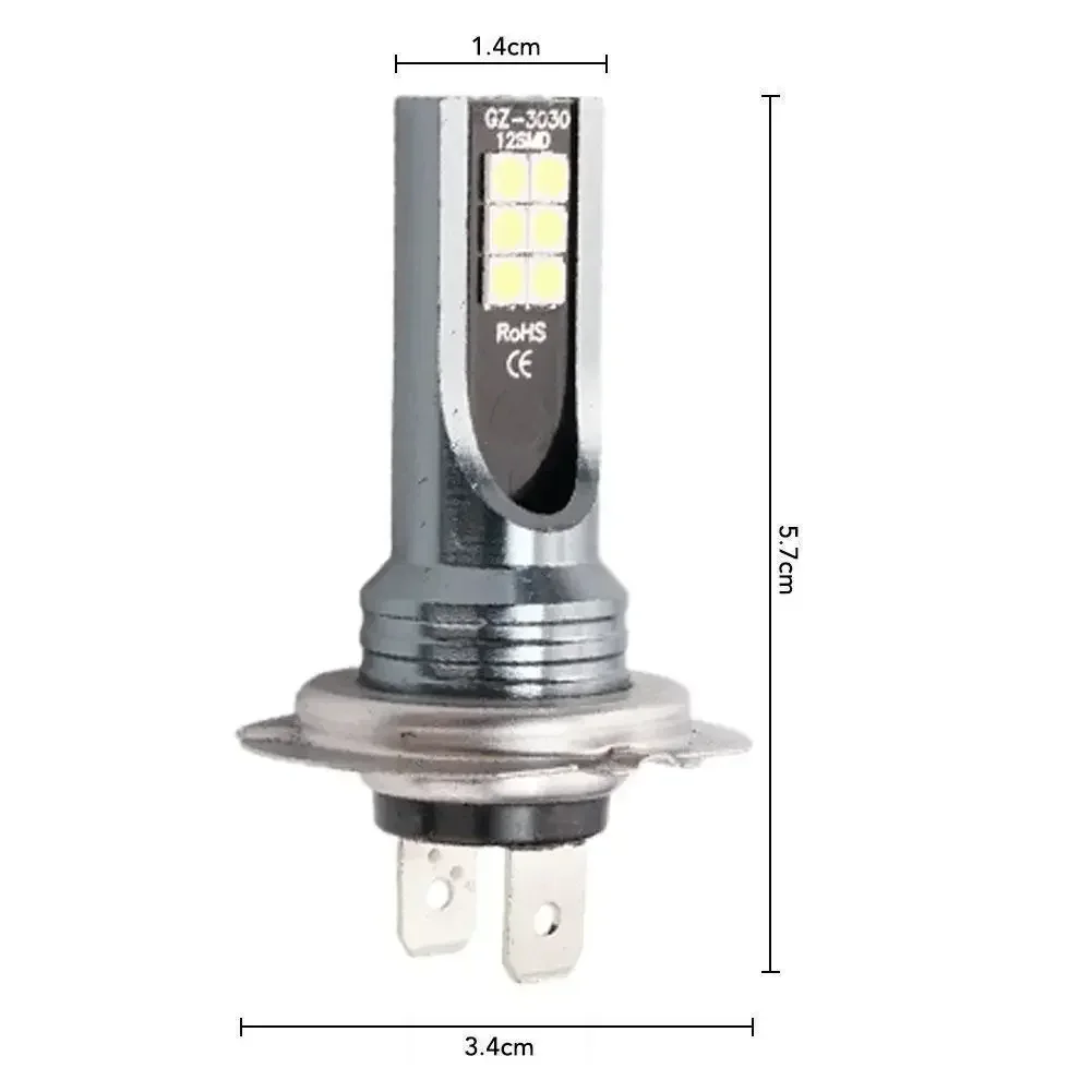 ​ ​ مصابيح الضباب LED H4/H7/H11/9005 - مجموعة مقاومة للماء فائقة السطوع 4300K-8000K (عبوة من قطعتين) ​ ​