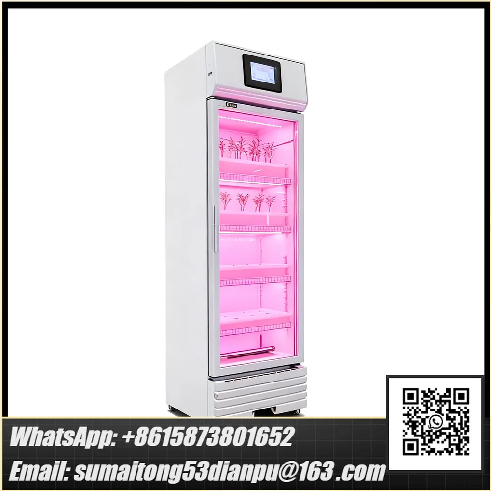 Home Use Hydroponic Planter Cabinet with Temperature Humidity Control, Air Purification & Aeration Soilless Cultivation