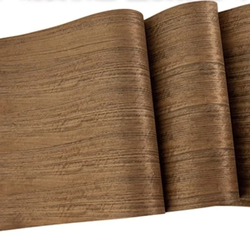 Natural Walnut Straight Grain Wood Veneer  Floor Veneer (Kraft Paper In Back) L: 2-2.5Meters/pcs Width: 58cm T: 0.25mm