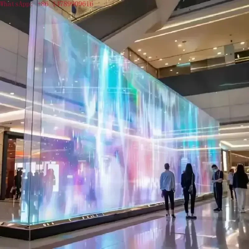 

Fully Customizable & Waterproof LED Display For Universal UseTransparent Screen Glass High P3.91 P4.81 Transparency Transparent