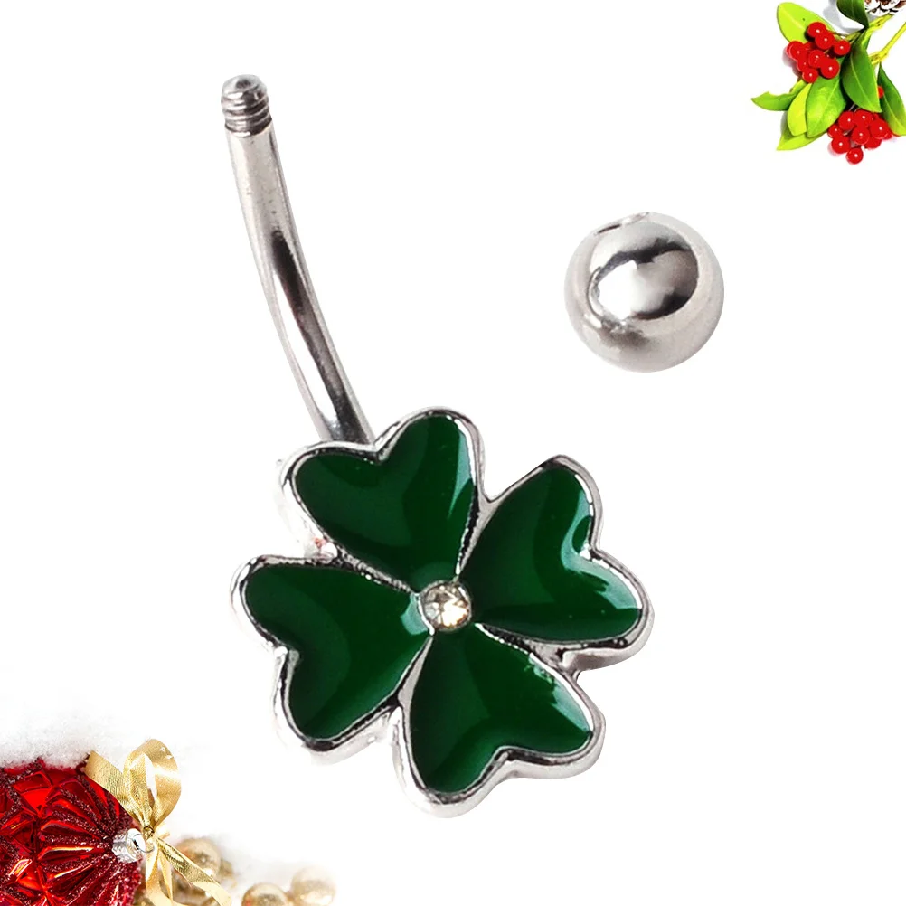 2 قطعة خاتم البطن السلس مصقول مريح مهرجان حفلة الصيف الشاطئ ملحق السرة ثقب المجوهرات البطن