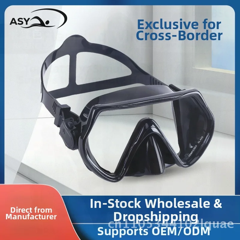 الكبار مكافحة الضباب المهنية السباحة الغوص نظارات قناع متكامل للرجال والنساء الزجاج المقسى غص للرياضات المائية