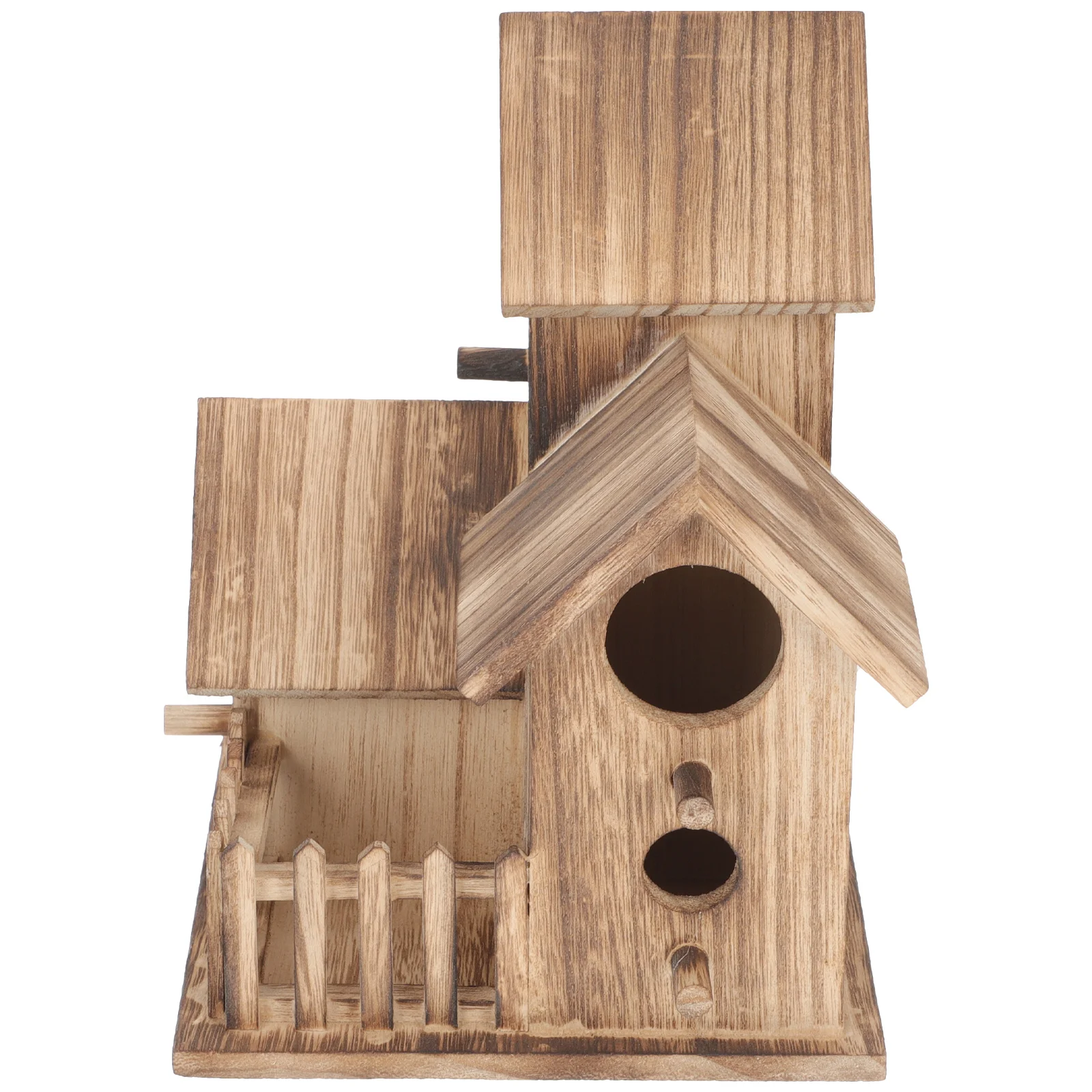 

Garden Bird House outside Toys Parakeet Nest Supply Parrot Breeding Wooden Nesting Cottage