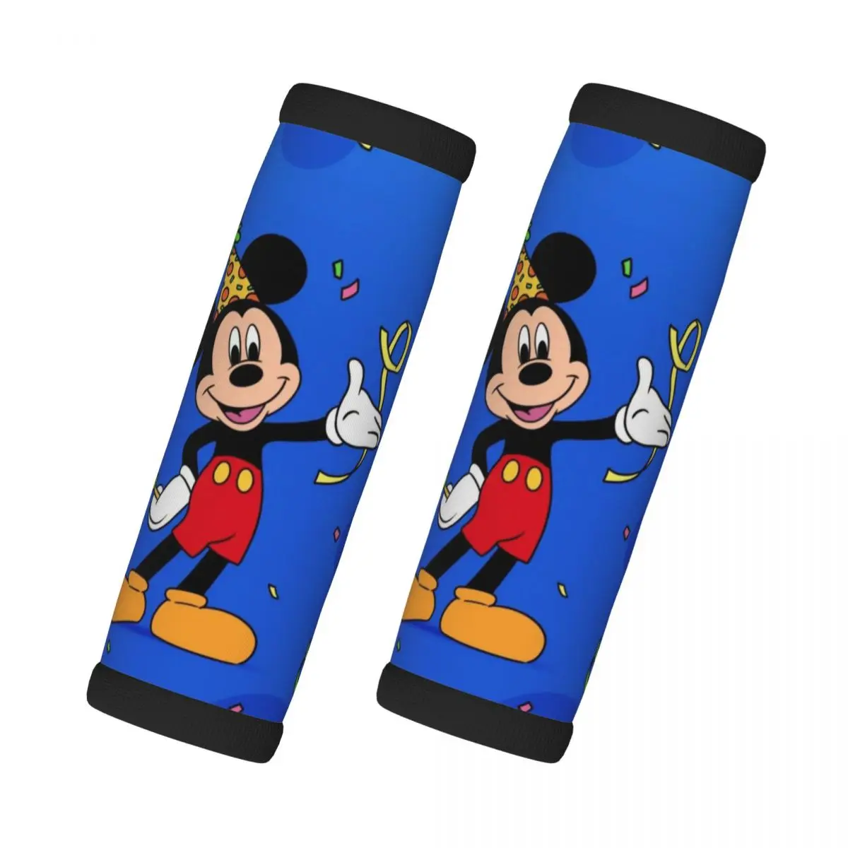 

Custom Mickey Mouse 2 Pcs Luggage Handle Wrap For Door Handle Suitcases Travel Accessories