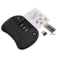 i8 Mini Keyboard 2.4GHz Wireless Keyboard English with Touchpad Air Mouse Remote Control For Laptop Android TV Box AAA Battery