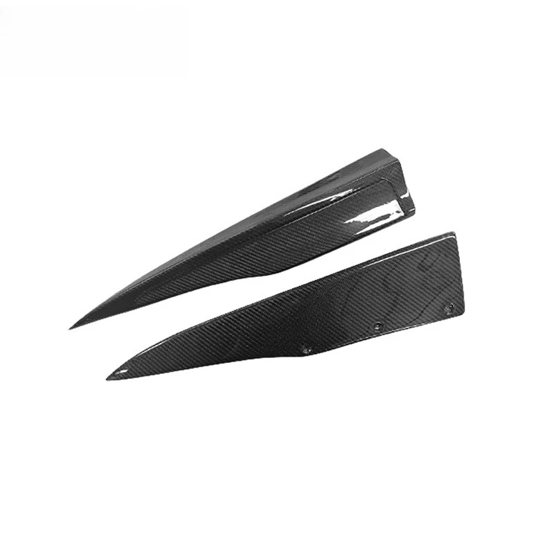 Carbon fiber rear wrap angle spoiler air knife anti-collision angle protection car exterior accessories