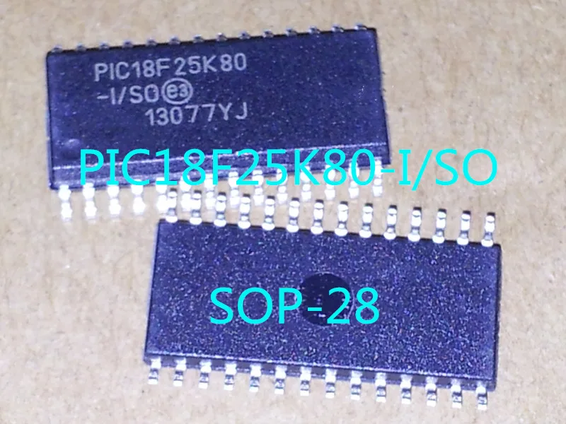 

5 шт./лот 100% качественная фотография/SO PIC18F25K80 SOP-28 SMD 8-разрядный микроконтроллер, новая оригинальная