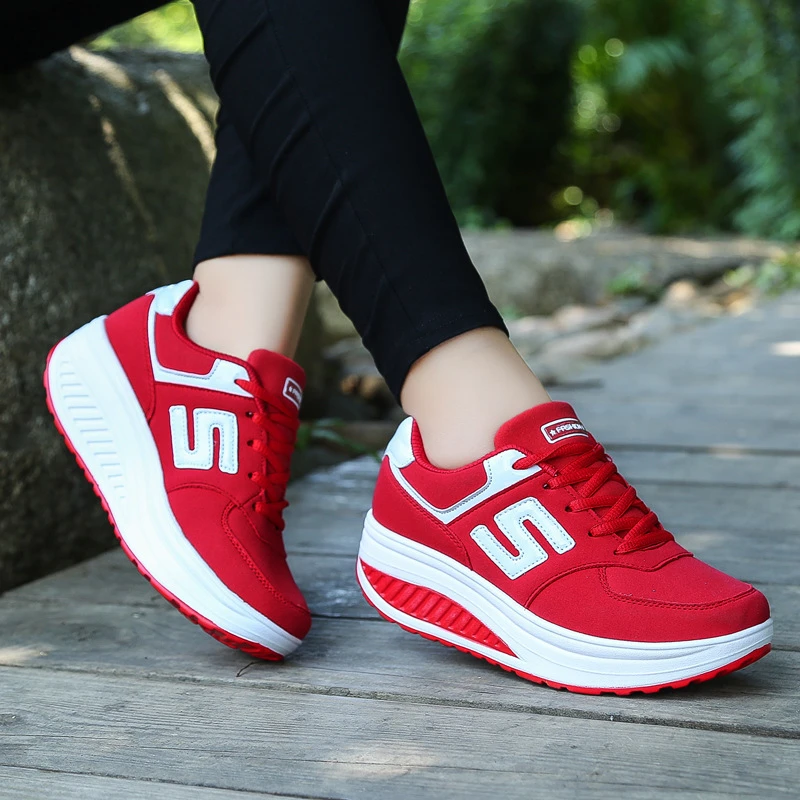 

Spring And Autumn Women's Shoes Leather Breathable Fashionable Women's Rocking Shoes Casual Sports Shoes Trendy Women's Shoes