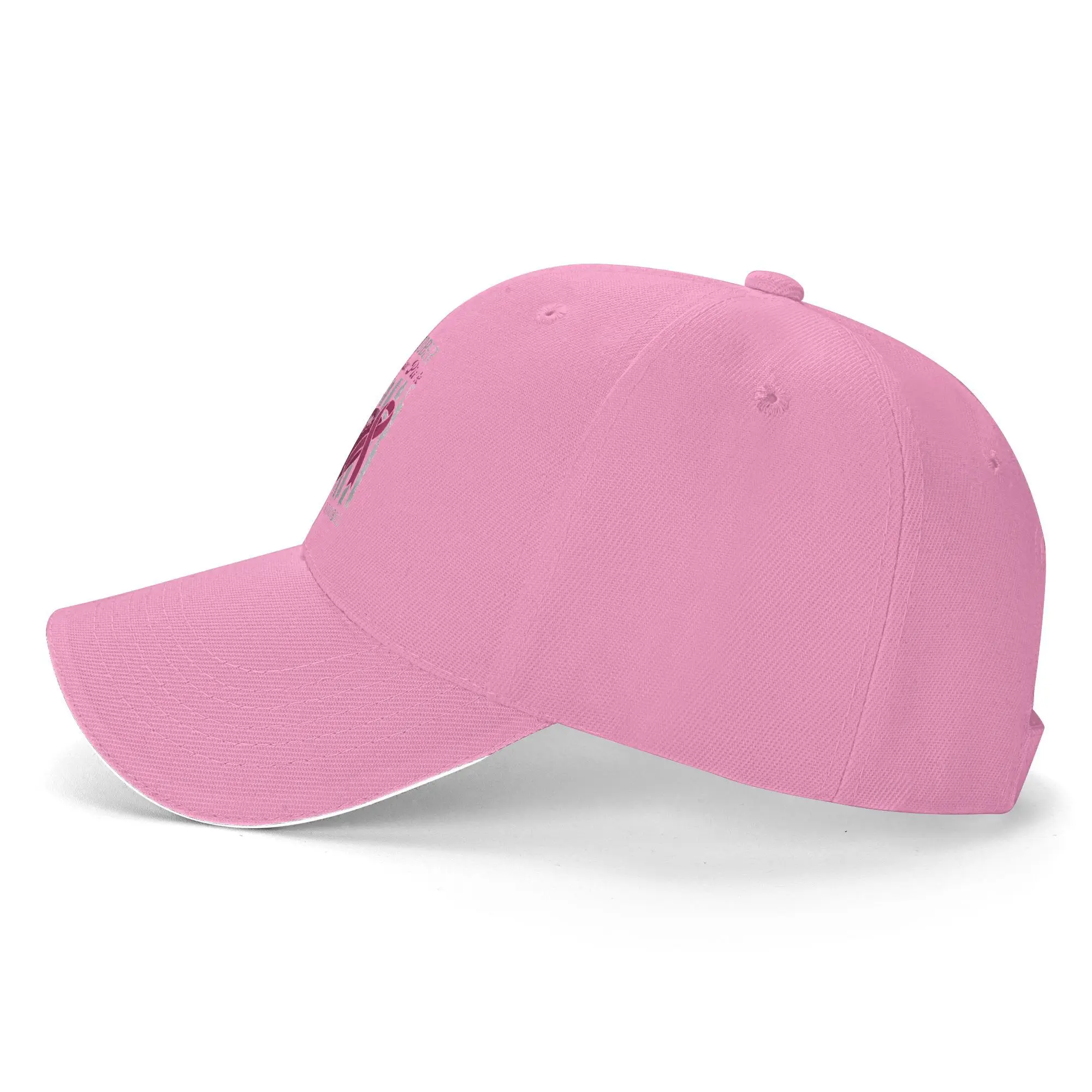 Men Women In October We Wear Pink And Watch Football Breast Cancer Sandwich Hats  Baseball Cap Sun Hats Adjustable Sports Cap