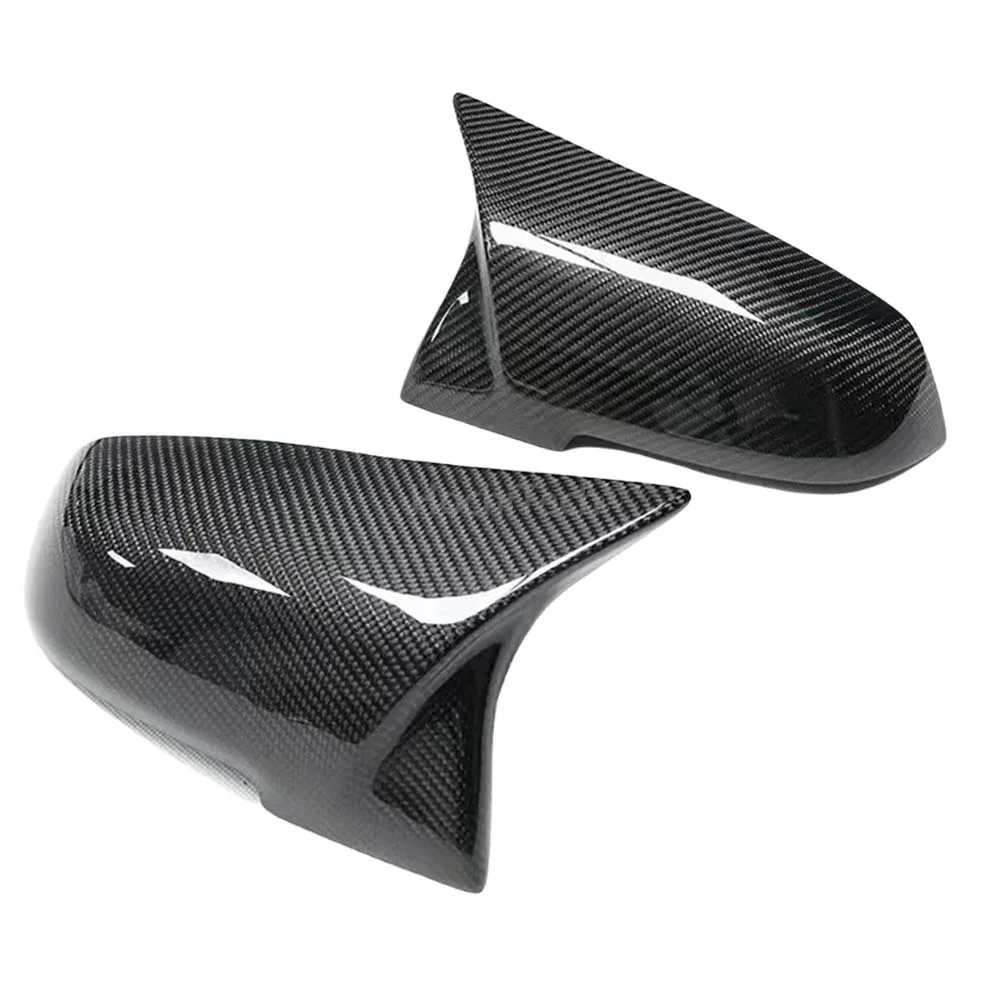 

Car Upgrade Charred Black Carbon Fiber Forging Carbon Door Mirror Cover For BMW 1 Series F20 2013-2018 Car Rearview Accessories