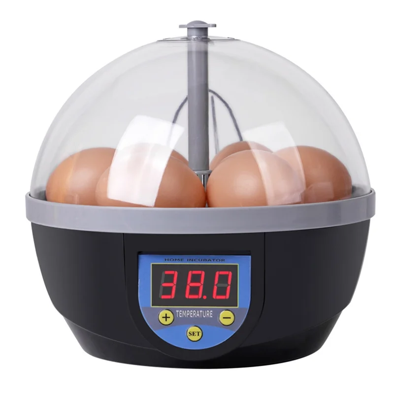 

BAAR-EU Plug Poultry Incubator Machine With 6 Egg Capacity - Automatic Temp Control For Chicken, Duck, Quail Eggs
