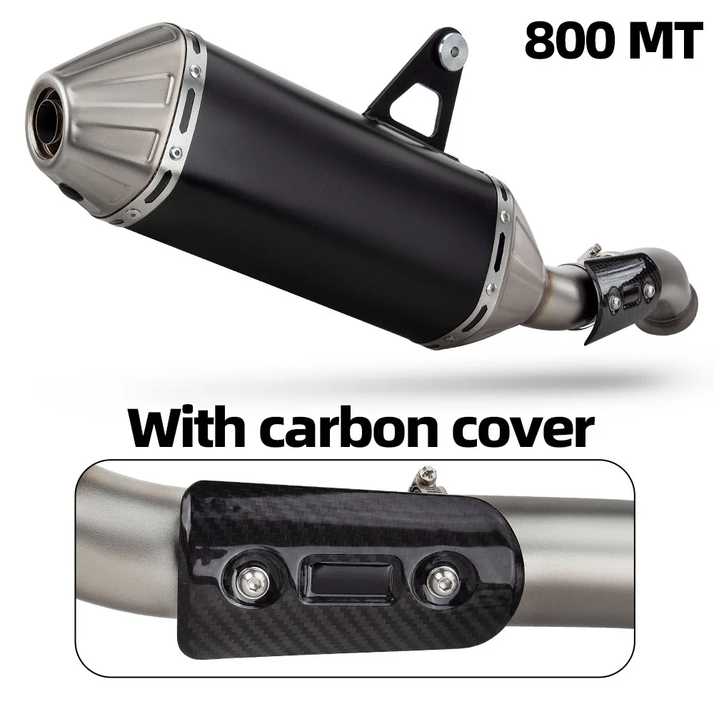 800MT Uitlaatdemper voor CFMOTO 800 MT Explore Ibex 800 Touring/E 790ADV 890ADV SMT890 790/890 Adventure/SMT Moto Slip-on systeem