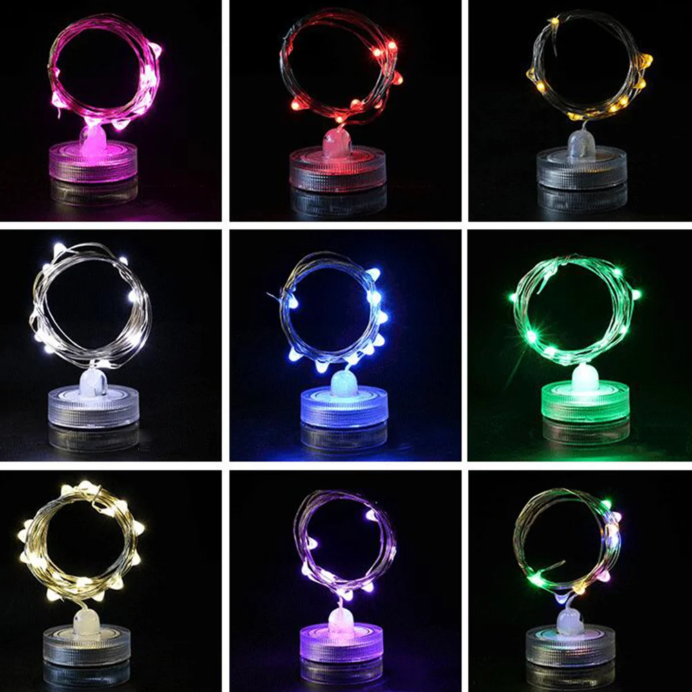 

3Pcs LED Diving Light String Waterproof High Efficiency Low Power Consumption Flexible Aquarium Wine Bottle Decoration Party