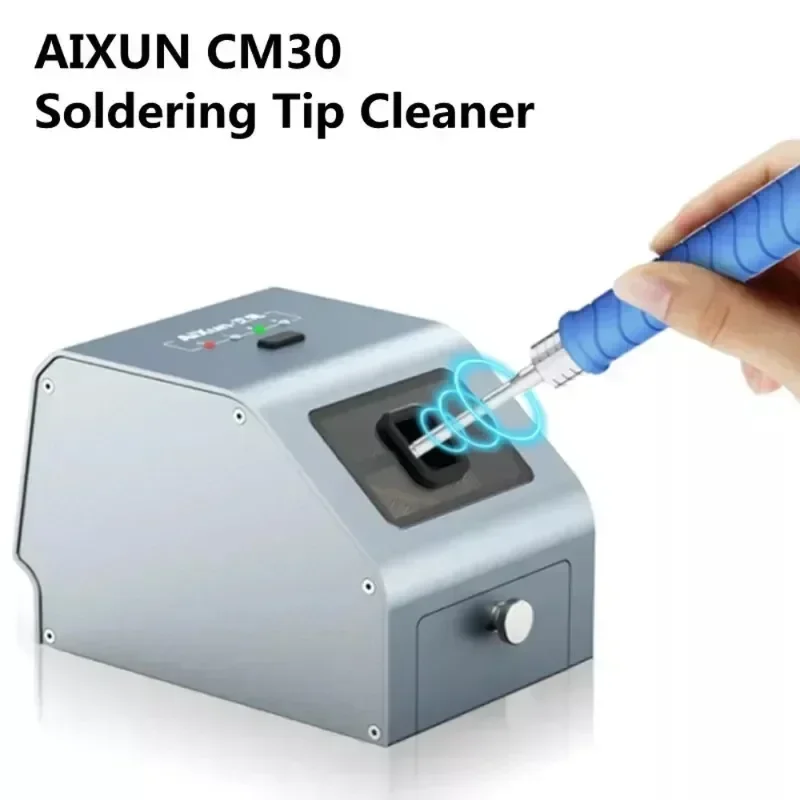 CM30 Smart Soldering Tip Cleaning Machine Is Suitable for Mobile Phone Repair 360° Full Angle Soldering Tip Cleaning Tool New