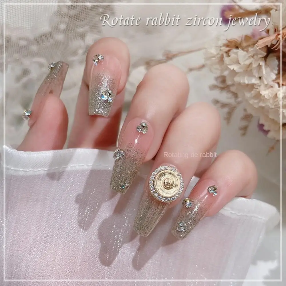 Nail Art Zircone Trapano per unghie Conigli Strass per unghie Capodanno cinese Decorazioni per unghie Accessori per manicure Ciondoli per unghie cinesi