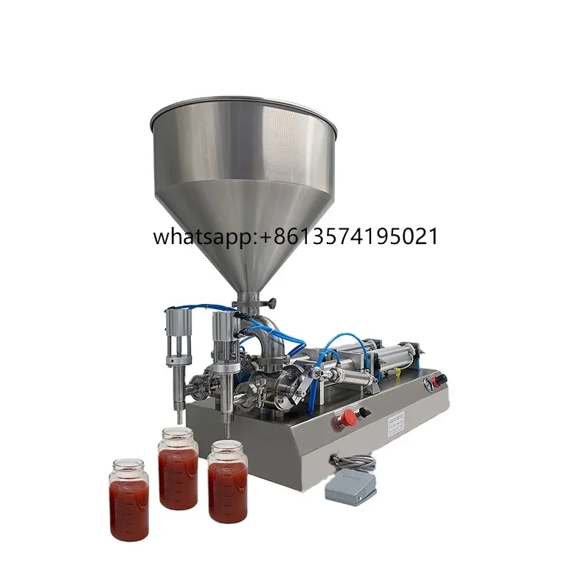 

TMachinery For Small Business Automatic Semi Automatic Commercial Food Horizontal Products Paste Filling Machine