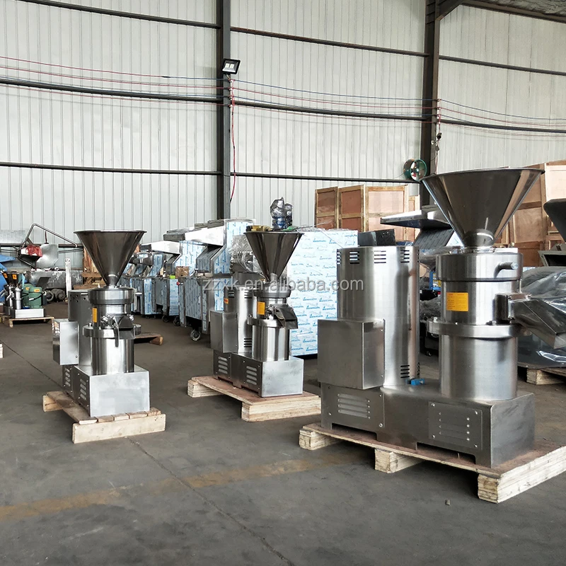 

Peanut Butter Machine Colloid Mill Sesame Butter Processing Line For Sale Tahini Butter Nut Grinder