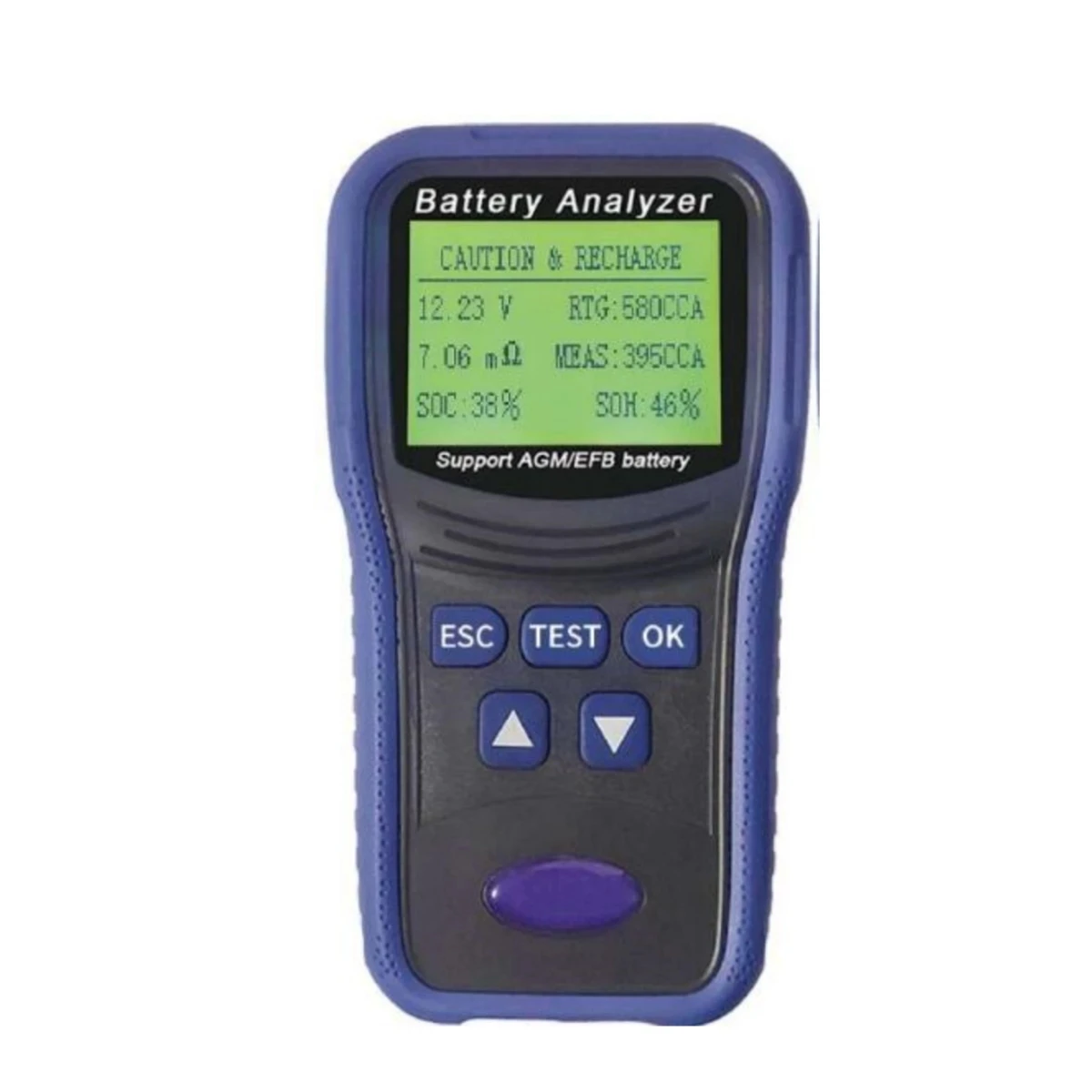 Built In Printer Battery Tester For Battery Life Detection Battery Internal Resistance Support For AGM/EFB Batteries TM200/TM990