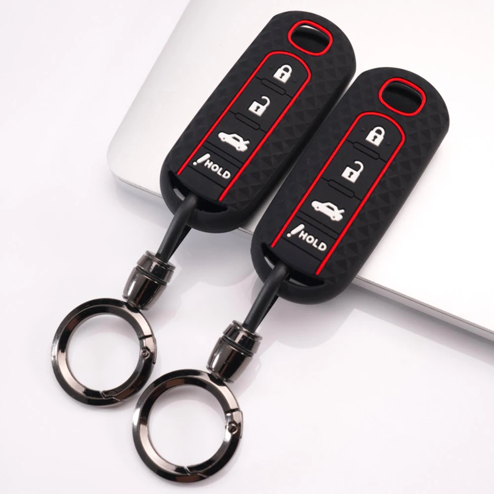 Silicone Key Cover Keychain For Mazda 3 Axela 6 Atenza CX3 CX5 CX8 CX9 CX30 CX50 CX60 MX5 MX30 Dustproof Smooth Finish Daily Use