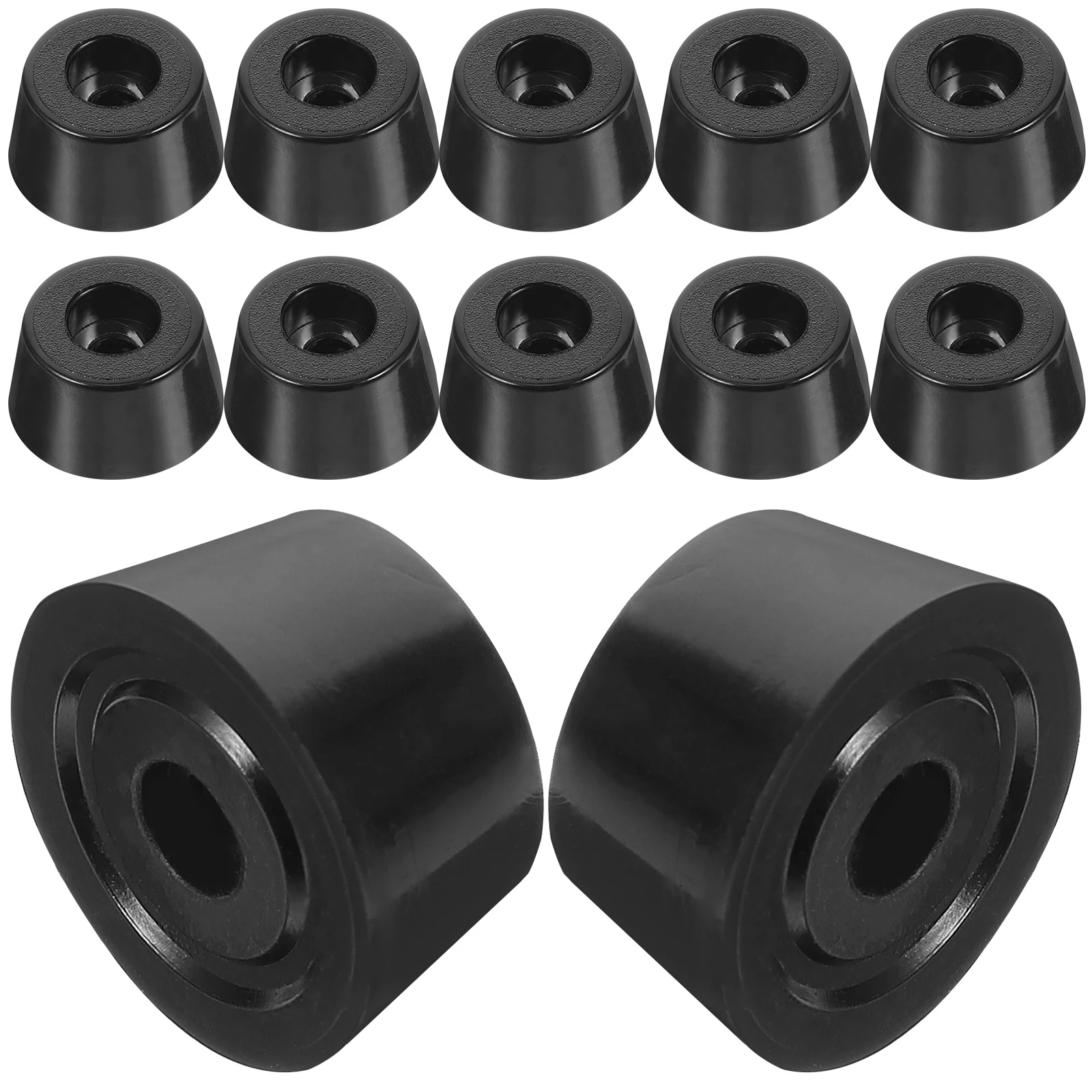 

50pcs Anti Skid Shock Absorbing Foot Pads Office Chair Wheels Damping Casters Furniture Feet Desk Rubber Cone Shape Furniture