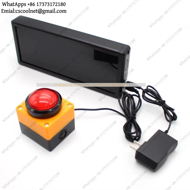JS02 Digital Display Competition Timer Countdown Stopwatch 2.3 Inch 4-Digit Training Speech Timing Equipment + Remote Control
