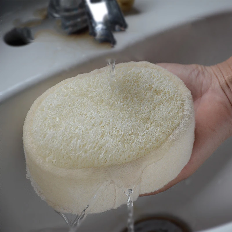 Spons Mandi Bola Shower Spons Loofah Alami Cuci Mandi Sabun Mandi Pot Tubuh Sikat Pijat Sehat Tahan Lama