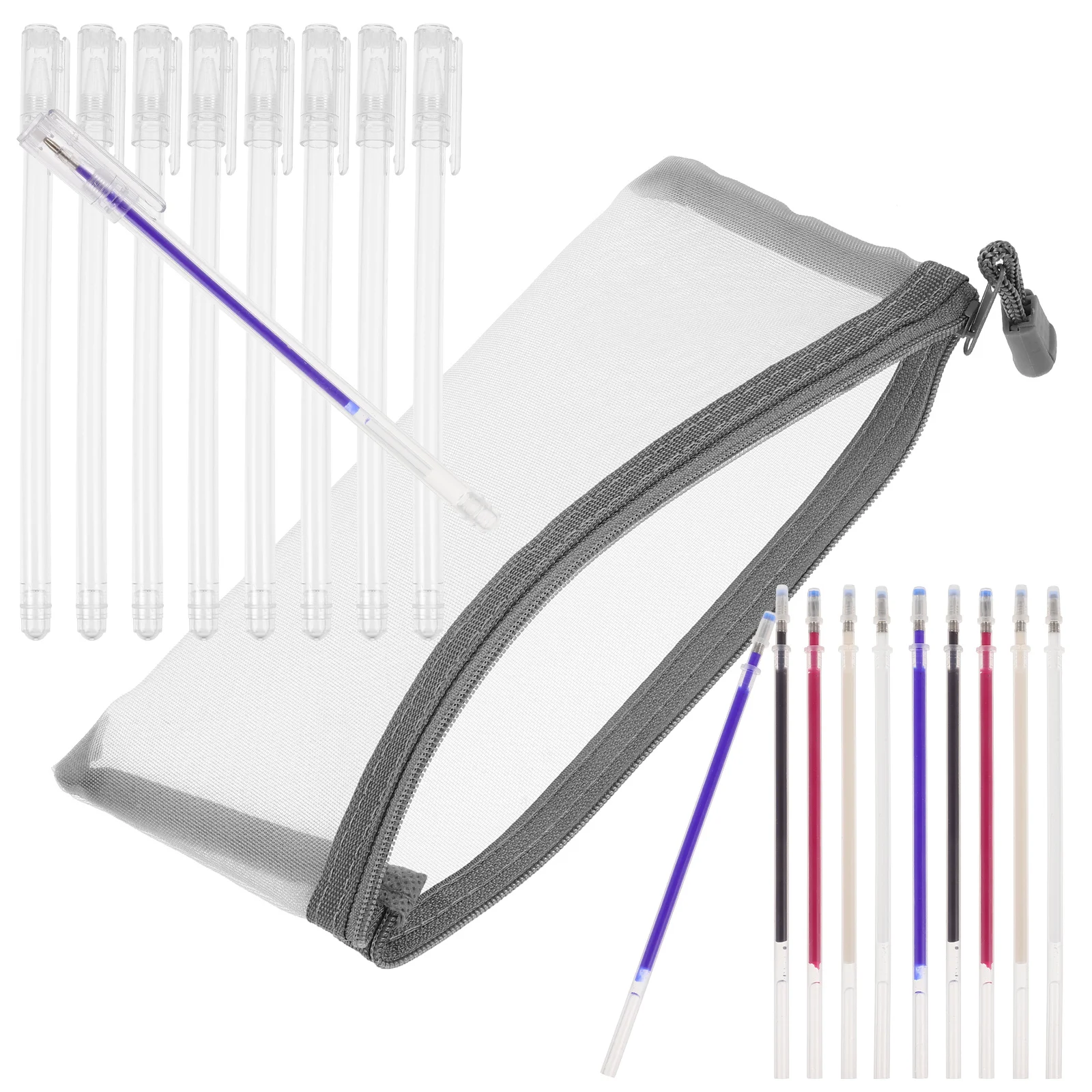 

1Set Portable Sewing Marker Pen Heat Disappear Fabric Pens for Quilting Dressmaking DIY Lightweight Easy Marking