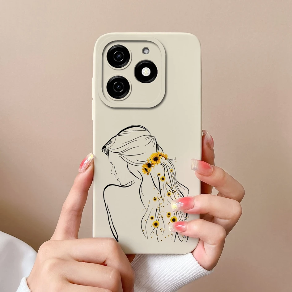 Phone Case For Infinix Smart 8 Plus Pro Shell Pretty Sweet Girls Protector Soft Silicone Back Cover For Infinix Smart 8 HD Funda