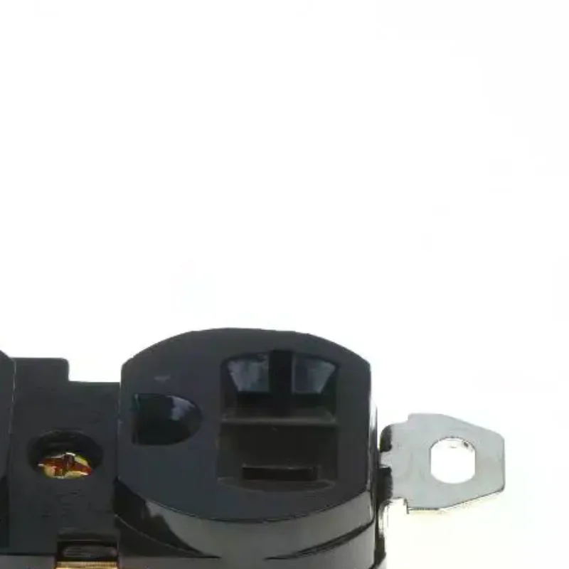 US Double Electrical Socket E-09 20A 125V Wiring Lock Connector Anti-loose for Home Garage Workshop Power Supply Setup