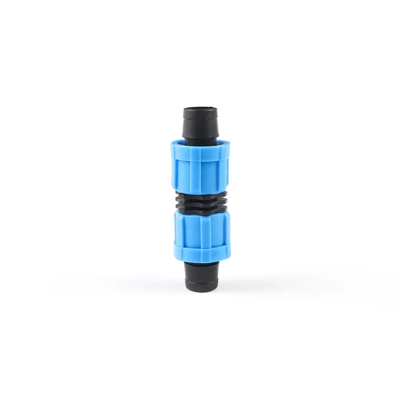 Straight Through 16mm Garden Irrigation Drip Tape Connector Collection Lawns Watering Pipe Joints Tube Adapters Connectors