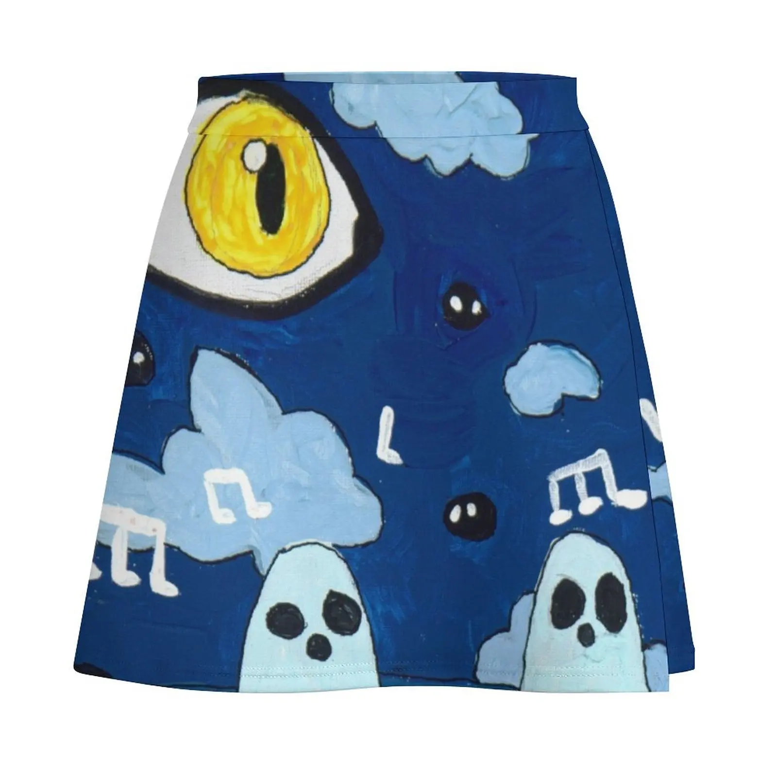 singing ghosts Mini Skirt luxury women skirts night club outfits luxury designer clothing women Clothing