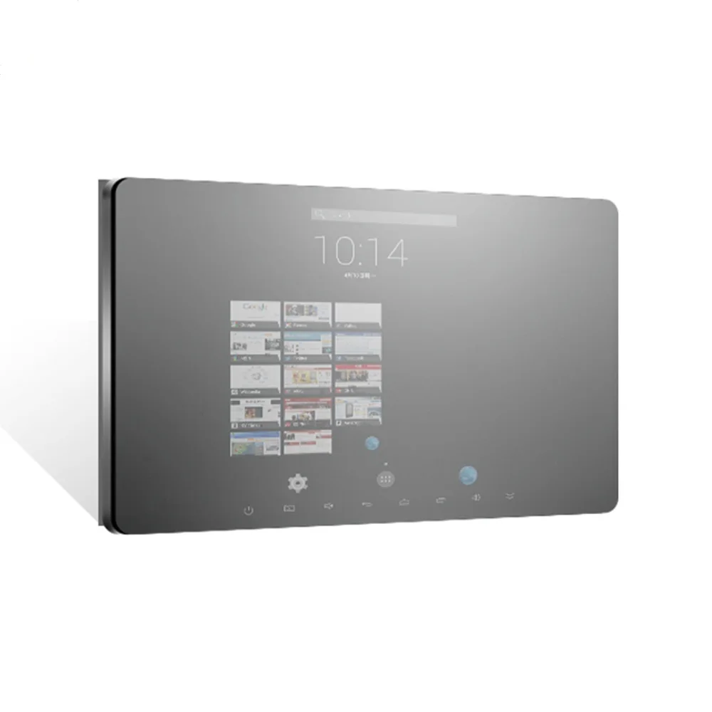 10.1 inch 100 inch Hot Sale Light Emitting Diode Smart Bathroom Mirror Android System Touch Screen Waterproof Mirror TV