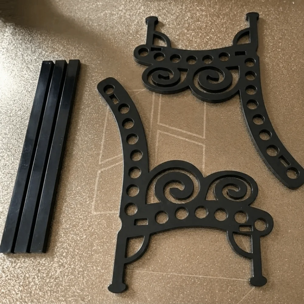 3D Printing Bench-Shaped Pencil Holder Fun Style Self-Assembly Required Stationery Holder Plastic Chair-Style Pencil Holder